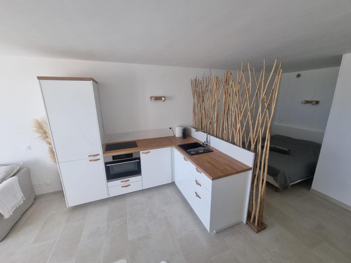 Superbe Studio Renove Les Pieds Dans L'Eau! Marseillan  Bagian luar foto